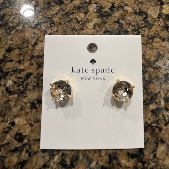 Kate Spade Gumdrop Earrings Clear - Picture 3 of 6